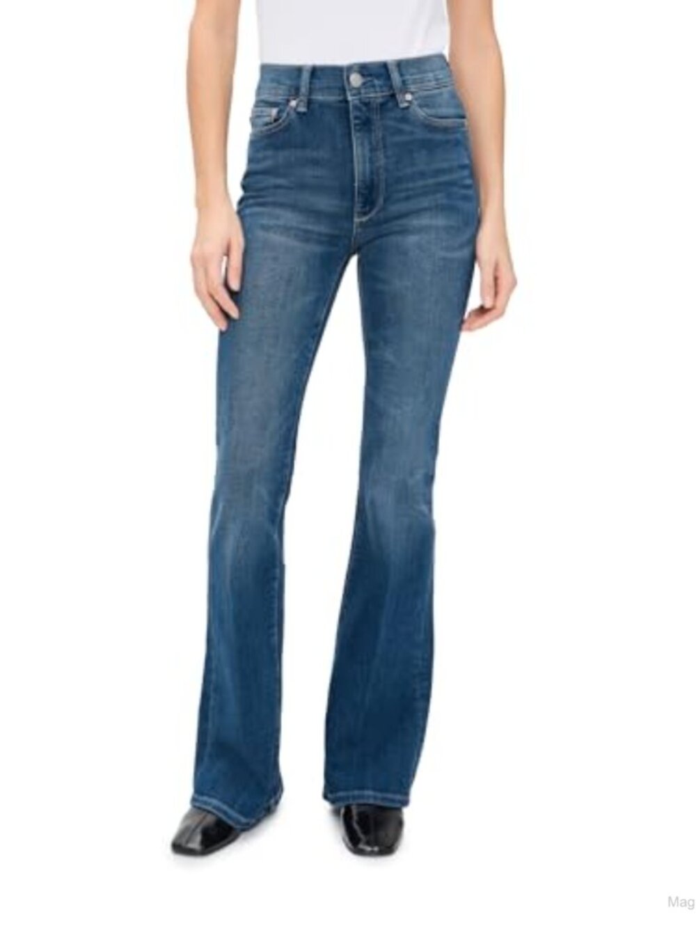 High Rise Bootcut Jeans Instasculpt Medium Stretch Denim